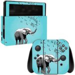 MightySkins Skin Compatible with Nintendo Switch – Musical Elephant | Protective, Durable, and Unique Vinyl Decal wrap Cover | Easy to Apply, Remove, and Change Styles | Made in The USA