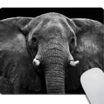 Smooffly Elephant Mouse Pad Non-Slip Rubber Gaming Mousepad Rectangle Mouse Pads for Computers Laptop