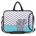 Chromebook Case 11, HESTECH 11.6-12.2 Neoprene Laptop Sleeve Computer Bag with Carrying Handle Compatible for Acer/HP Stream/Samsung/MacBook Air 11/, Chevron Elephant