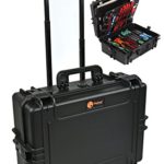 Elephant Elite EL1907TW waterproof Technician tool organizer case with Wheels, briefcase, hard case