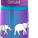 CamelBak Eddy Kids Insulated Water Bottle, Elephant Parade, .4 L