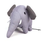 Beco Soft Toy – Estella The Elephant Made from Recycled Plastic Bottles – Toy for Dogs with Squeeker – M