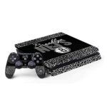 Skinit Decal Gaming Skin for PS4 Slim Bundle – Officially Licensed NBA Brooklyn Nets Elephant Print Design