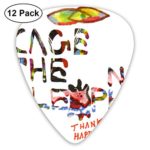 NA Guitar Picks Cage The Elephant Good-looking Innovative Guitar Picks (12) Applies To Electric Guitar/acoustic/guitar/mandolin And Bass The Best Gift For Guitarists! Multi-size