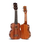 Miiliedy Hawaiian Traditional Carving Series Ukulele  Handmade Beginner Student Adult Practice Playing 21 Inch Small Guitar with Bag Polishing Cloth Spare Strings (Color : Elephant)