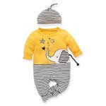 Newborn Baby Boy Clothes Cute Elephant Long Sleeve Romper Jumpsuit Cotton Outfit 3-6 Months