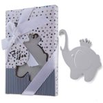 16 Pcs Elephant Themed Party Favors Beer Bottle Opener for Baby Shower Souvenirs for Guests, Baby Boy 1st 2nd 3rd Birthday Keepsake Return Gift with Individual Gift Package, NO DIY Required (Grey)