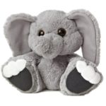 Aurora World Taddle Toes Stomper Elephant Plush, 10″ Tall