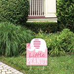 Big Dot of Happiness Pink Elephant – Outdoor Lawn Sign – Girl Baby Shower or Birthday Party Yard Sign – 1 Piece