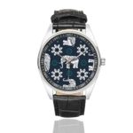 InterestPrint Elephant Men’s Waterproof Wrist Watches Casual Fashion Watches