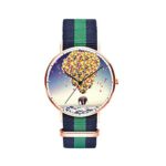 Unique Wrist Watch, Oxford Creative Multicolor Watch Strap Modern Watch, Analog Fashion Waterproof Wrist Watches for Men (Elephant)