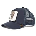 Goorin Brothers Animal Farm Snap Back Trucker Hat Navy Elephant One Size