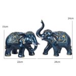 MSchunou Elephant Hand-Carved Craft Decoration Home Decoration, Together with Home Integration