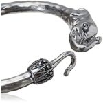Lucky Brand Silver Elephant Cuff Bracelet, 2.38″