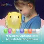Lumipets Elephant, Kids Night Light, Silicone Nursery Light for Baby and Toddler, Squishy Night Light for Kids Room, Animal Night Lights for Girls and Boys, Kawaii Lamp, Cute Lamps for Bedroom