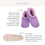 Snoozies Pairable Slipper Socks | Cozy and Fun House Slippers for Women, Fuzzy Slipper Socks | With Unique Designs, Non Slip Socks – Elephants – Large