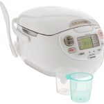 Zojirushi NS-ZCC10 Neuro Fuzzy Rice Cooker, 5.5-Cup, White