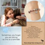 HGDEER Elephant Gifts for Women, Feel Better After Surgery Revovery Inspirational Bracelet Get Well Soon Gifts for Women