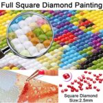 Diamond Art Painting,Large Diamond Painting Kits for Adults,Full Square Diamond Dots Crystal Rhinestone Arts and Crafts,5D Paint with Diamonds Gem Art,Home Room Decor,Sunset Elephant 36x72in/90x180cm