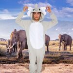 Slim Fit Adult Onesie – Animal Halloween Costume – Plush Fruit One Piece Cosplay Suit for Women and Men by FUNZIEZ!