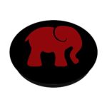 Cute Red Elephant Gifts Decorative Black Phone Holder PopSockets PopGrip: Swappable Grip for Phones & Tablets
