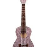 Kala Brand Music Co. Sparkle Collection, 4-String Ukulele, Right, Pink, Concert (KA-SPRK