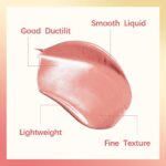 Liquid Blush, Face Cream Blush Makeup Weightless, Long-Lasting, Natural-Looking, Skin Tint Blush Makeup for Soft, Healthy Flush (#01BLISS)
