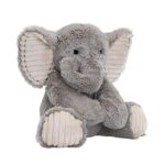 Lambs & Ivy Jungle Safari Gray Plush Elephant Stuffed Animal Toy Plushie – Jett