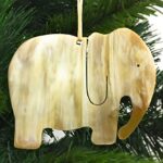 Large Elephant Christmas Tree Ornament, Handmade in Uganda Fair Trade