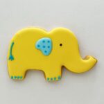 Cute Elephant Cookie Cutter, 4.25″ Made in USA by Ann Clark