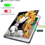 Compatible for New iPad 9th/8th/7th Generation Case 2021/2020/2019,Adjustable Stand with Auto Wake/Sleep Protect Smart Case, 10.2 inch,Cute Baby Elephant