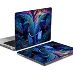 MEEgoodo Case for MacBook Pro 13 inch Case 2022 2021 2020 New A2338 M2/M1 A2251 A2289, Laptop Hard Shell Cases with Keyboard & Camera Cover Compatible with 13 inch MacBook Pro Case, Elephants