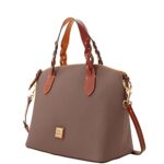 Dooney & Bourke Handbag, Pebble Grain Celeste Satchel – Elephant