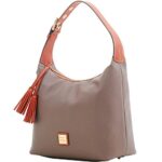 Dooney & Bourke Handbag, Pebble Grain Paige Sac Shoulder Bag – Elephant