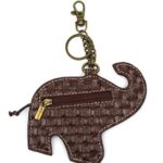 Chala Coin Purse / Key Fob (Grey Elephant)