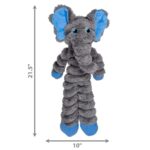 KONG Shakers Crumples Jumbo Floppy Plush Dog Toy (Elephant)