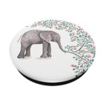 Pop Sockets Grip Stand Elephant Leaves PopSockets Swappable PopGrip
