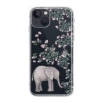 FancyCase iPhone 14 Plus Case (6.7inch)-Women Girls Floral Elephant Style Cute Cartoon Animal Pattern Flexible TPU Protective Clear Case Compatible with iPhone 14 Plus (Floral Elephant)