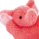 Zanies Cuddly Berber Baby Elephant Dog Toys, Pink 8-Inch