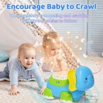 Baby Toys, Elephant Crawling Musical Baby Toys, Early Learning Educational Toy Starlight & Music, Birthday Gift for Toddler Boy Girl,0 3 6 12 18month