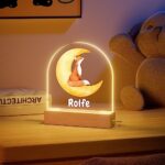Bemaystar Personalized Gifts for Kids – Elephant Night Light,Personalized Night Light,Customize Name,USB Powered,Christening Gift for Boy and Girl Birth Gift for Girl, Bedroom Kids Gift