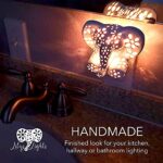 Lilys Lights Handmade LED Ceramic Elephant Plug in Night Light for Kids (White Elephant)
