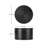 Spice Grinder (2 INCH, Black),Easy to Clean