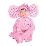 Amscan Sweetie Elephant Infant Costume, 12-24 Months, 1 Pc, Pink