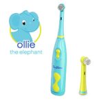 Brusheez® Electronic Toothbrush Replacement Brush Heads 2 Pack (Ollie The Elephant)