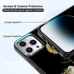 for iPhone 14 Pro Max Case [You are My Sunshine] Sunflower Elephant Cute Phone Case for Girls Women – 6.7 Inch