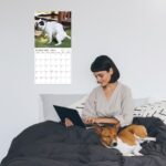 Gag Gifts – 2024 Wall Calendar, White Elephants Pooping Dogs, 2024 Calendar from Jan.2024 to Dec.2024, 12 Monthly Calendar Planner, Wall Calendar 2024, Funny Calendar for Family, Friends