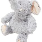 Warmies Gray Elephant Heatable and Coolable Weighted Stuffed Animal Plush – Comforting Lavender Aromatherapy Animal Toys – Relaxing Weighted Stuffed Animals for Anxiety