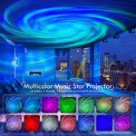 Rossetta Galaxy Projector, Star Projector Light for Bedroom, Bluetooth Speaker and 8 White Noise, Night Light for Kids Adults Game Room, Home Theater, Ceiling, Christmas, Room Decor