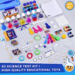 Science Kit for Kids,120 Science Lab Experiments,Scientist Costume Role Play STEM Educational Learning Scientific Tools,Birthday Gifts and Toys for 4 5 6 7 8 9 10-12 Years Old Boys Girls Kids